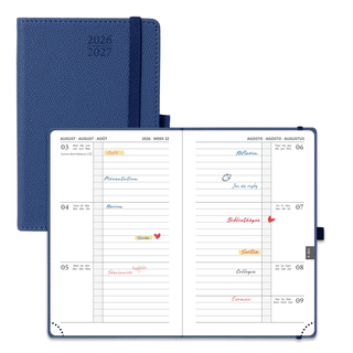 POPRUN 2026-2027 Academic Planner Navy Blue