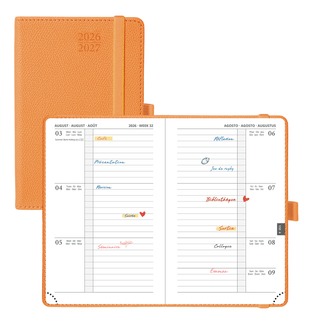 POPRUN 2026-2027 Academic Planner Orange
