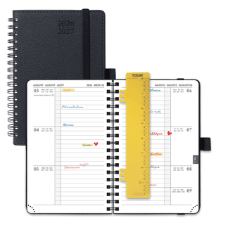 POPRUN 2026-2027 Academic Planner Black