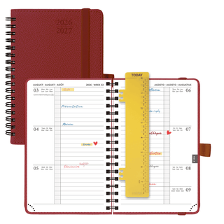 POPRUN 2026-2027 Academic Planner Burgundy