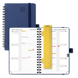 POPRUN 2026-2027 Academic Planner Navy Blue