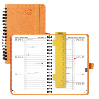 POPRUN 2026-2027 Academic Planner Orange