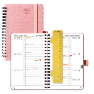 POPRUN 2026-2027 Academic Planner Soft Pink