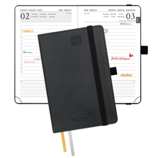 POPRUN 2026-2027 Academic Planner Black