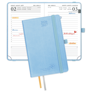 POPRUN 2026-2027 Academic Planner Blue