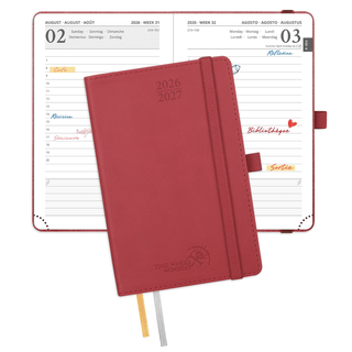 POPRUN 2026-2027 Academic Planner Burgundy