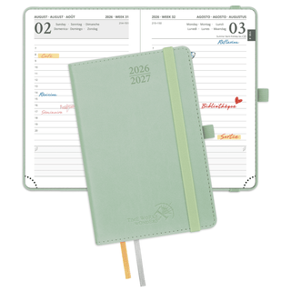 POPRUN 2026-2027 Academic Planner Celadon Green