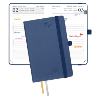 POPRUN 2026-2027 Academic Planner Navy Blue