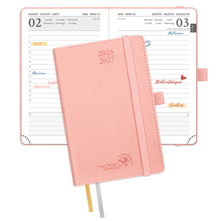 POPRUN 2026-2027 Academic Planner Pink