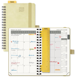 POPRUN 2026-2027 Academic Planner Beige