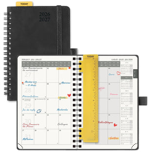 POPRUN 2026-2027 Academic Planner Black
