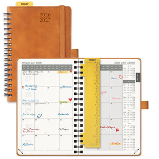 POPRUN 2026-2027 Academic Planner Brown