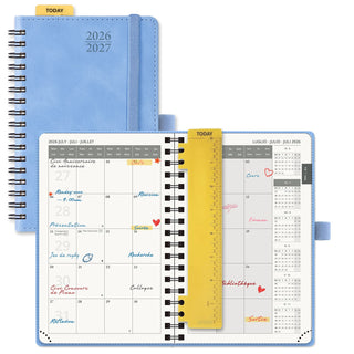 POPRUN 2026-2027 Academic Planner Cerulean Blue