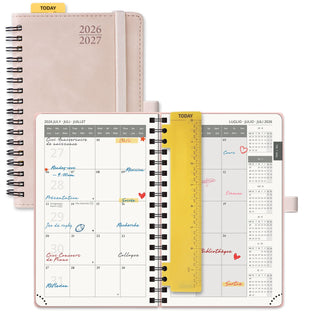POPRUN 2026-2027 Academic Planner Pink