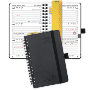 POPRUN 2026-2027 Academic Planner Black