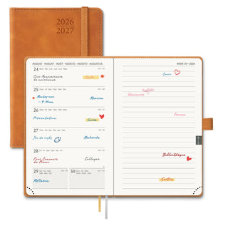 POPRUN 2026-2027 Academic Planner Brown
