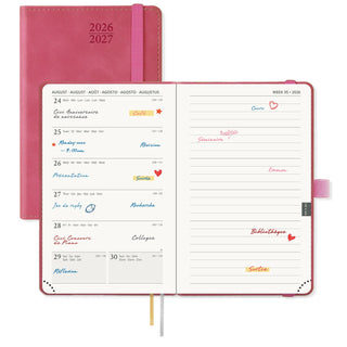 POPRUN 2026-2027 Academic Planner Magenta