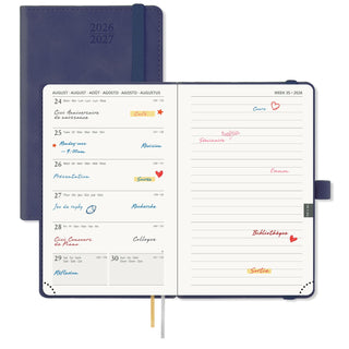 POPRUN 2026-2027 Academic Planner Navy Blue