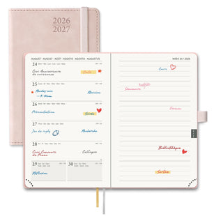 POPRUN 2026-2027 Academic Planner Pink