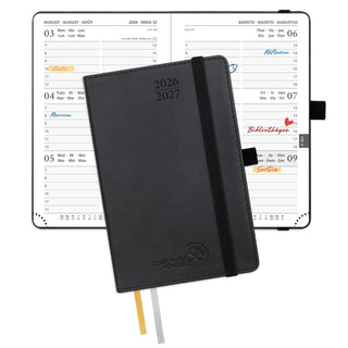 POPRUN 2026-2027 Academic Planner Black