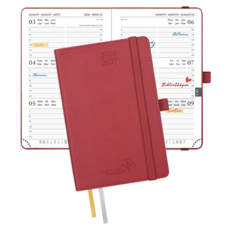 POPRUN 2026-2027 Academic Planner Burgundy