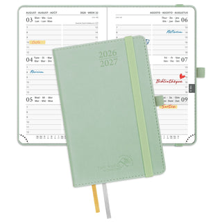 POPRUN 2026-2027 Academic Planner Celadon Green