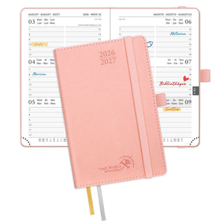 POPRUN 2026-2027 Academic Planner Pink