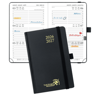 POPRUN 2026-2027 Academic Planner Black