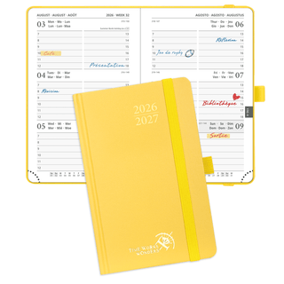 POPRUN 2026-2027 Academic Planner Light Yellow