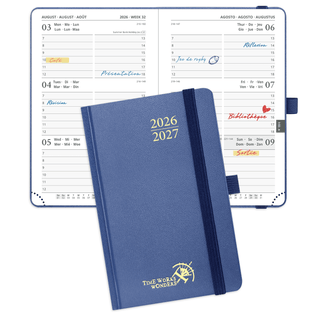 POPRUN 2026-2027 Academic Planner Navy Blue