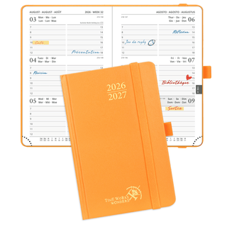 POPRUN 2026-2027 Academic Planner Orange