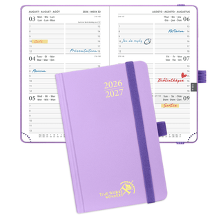 POPRUN 2026-2027 Academic Planner Violet