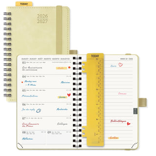 POPRUN 2026-2027 Academic Planner Beige