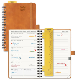 POPRUN 2026-2027 Academic Planner Brown