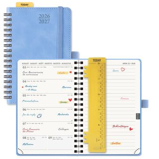 POPRUN 2026-2027 Academic Planner Cerulean Blue