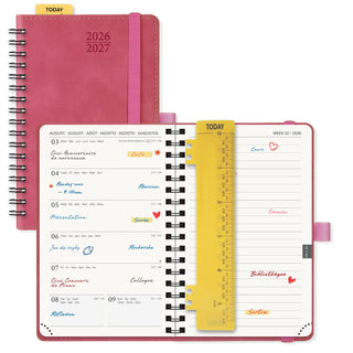 POPRUN 2026-2027 Academic Planner Magenta
