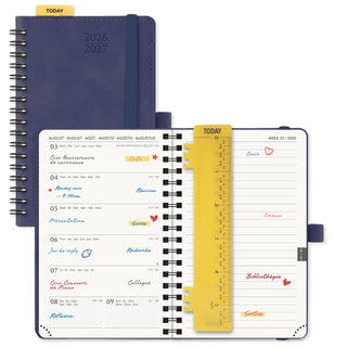 POPRUN 2026-2027 Academic Planner Navy Blue