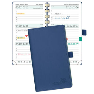 POPRUN 2025-2026 Academic Planner Navy Blue