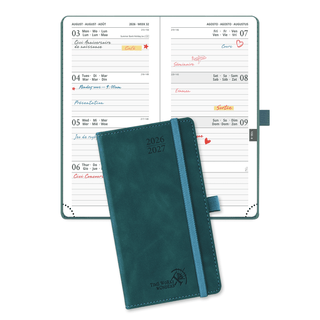 POPRUN 2026-2027 Academic Planner Petrol Green