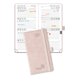 POPRUN 2026-2027 Academic Planner Soft Pink