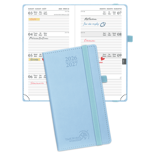 POPRUN 2026-2027 Academic Planner Blue