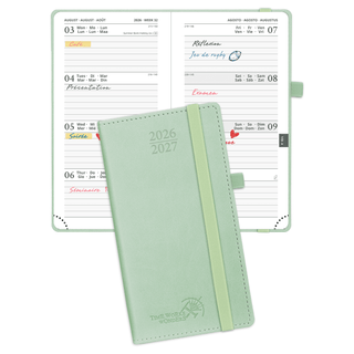 POPRUN 2026-2027 Academic Planner Celadon Green