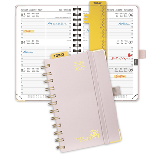 POPRUN 2026-2027 Academic Planner Light Pink