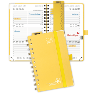 POPRUN 2026-2027 Academic Planner Light Yellow