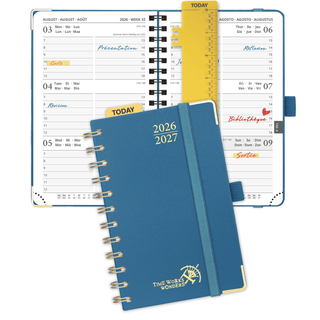 POPRUN 2026-2027 Academic Planner Night Sky Blue