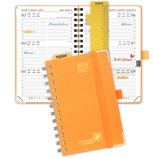 POPRUN 2026-2027 Academic Planner Orange