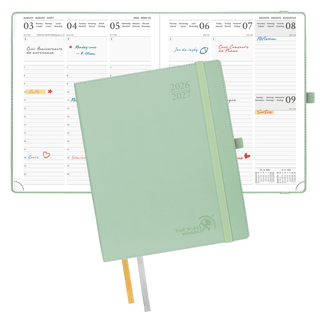 POPRUN 2026-2027 Academic Planner Celadon Green