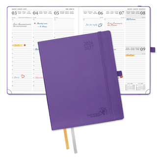 POPRUN 2026-2027 Academic Planner Purple