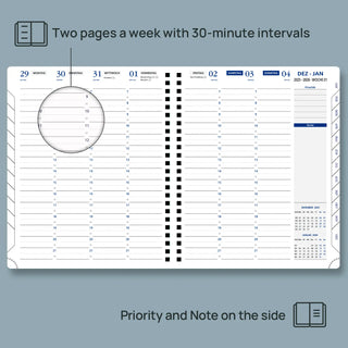 POPRUN 2026 Weekly Planner