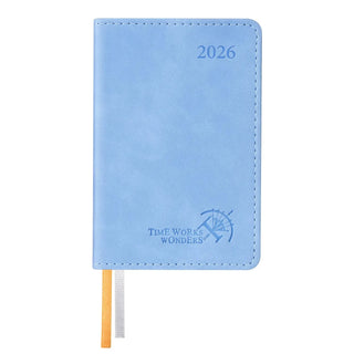 POPRUN 2026 Weekly and Monthly Planner Cerulean Blue